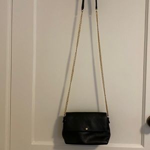 Banana republic gold chained shoulder purse